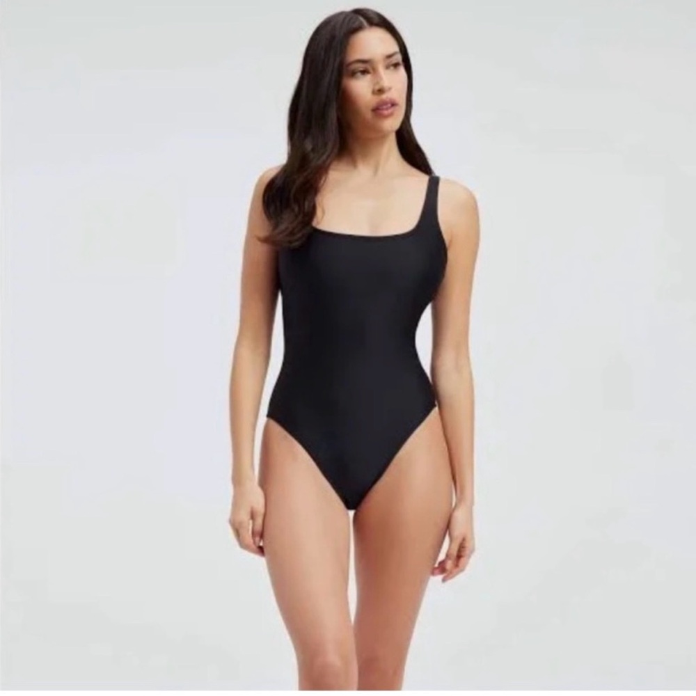 NWOT Good American One Piece Black Swimsuit size 1 (small)